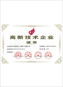 高新技術(shù)企業(yè)證書